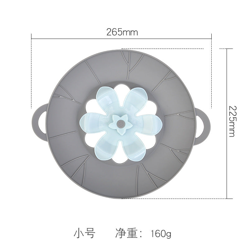 Silicone Spill-Proof Pot Cover – No Boil Over Lid