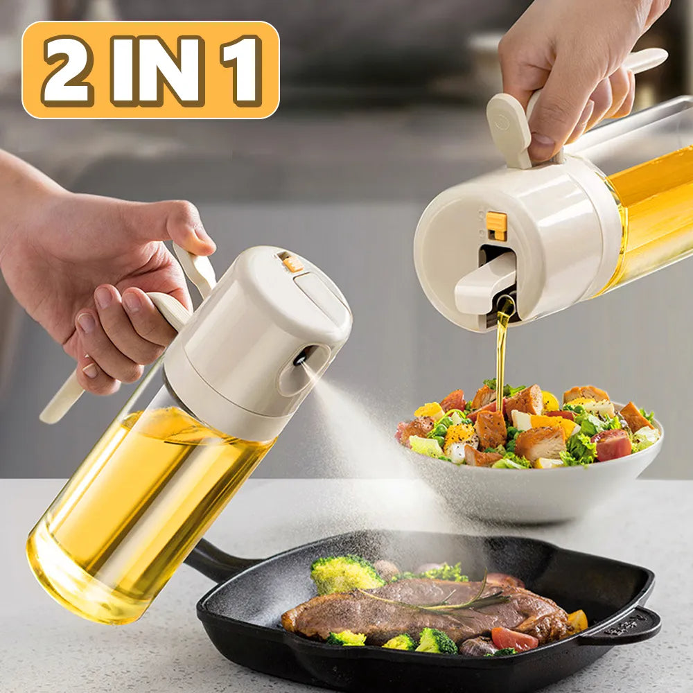 Best 2-in-1 Oil Sprayer Bottle for Cooking & BBQ