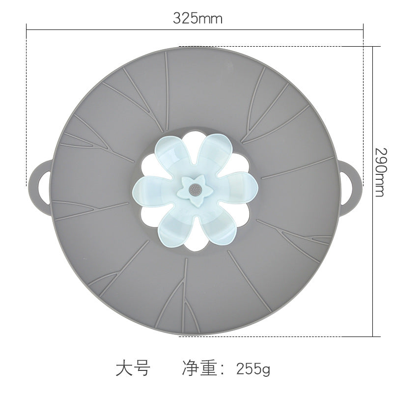Silicone Spill-Proof Pot Cover – No Boil Over Lid