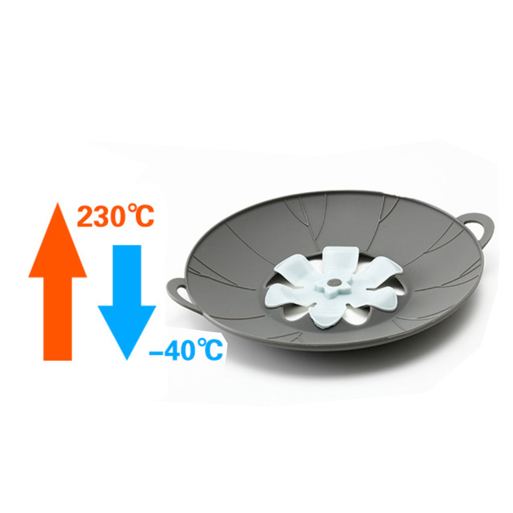 Silicone Spill-Proof Pot Cover – No Boil Over Lid