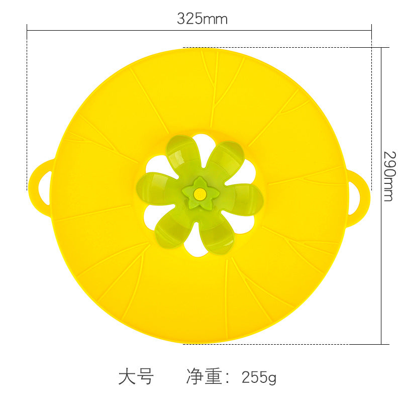 Silicone Spill-Proof Pot Cover – No Boil Over Lid