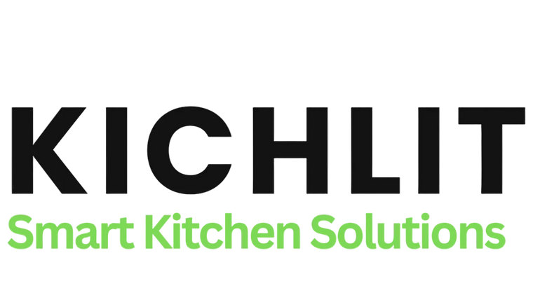 Kichlit logo for smart kitchen solutions on a white background